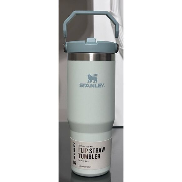 Stanley Ice Flow Flip Straw 30oz Tumbler, MIST - Picture 1 of 4